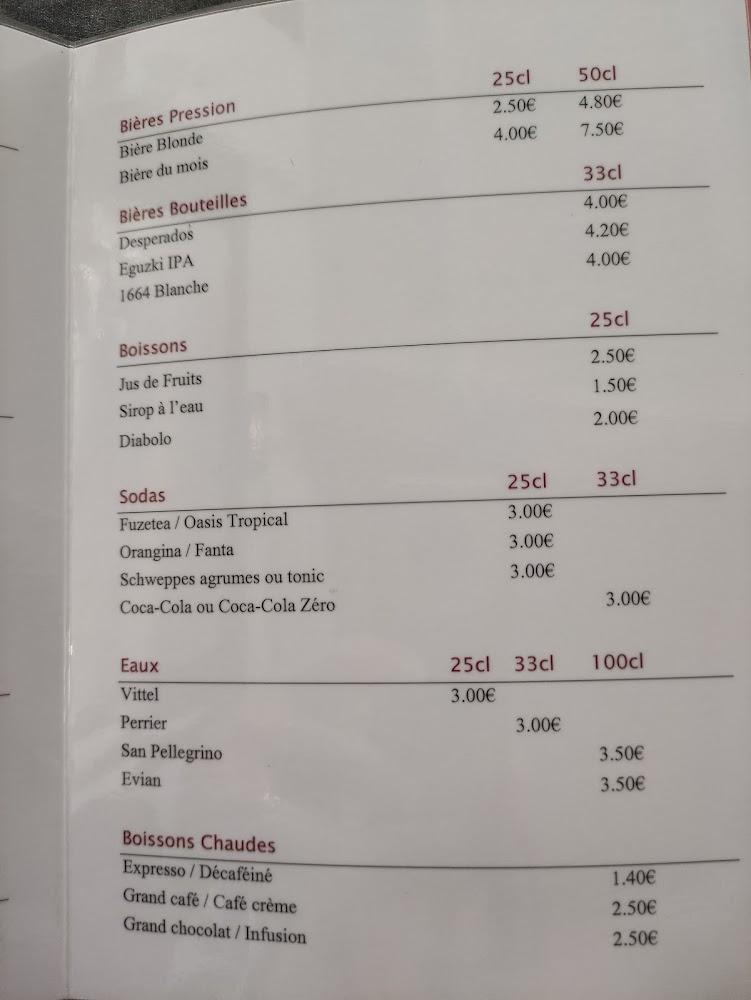 La Vieille Auberge - Menu Image 4